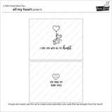 Lawn Fawn - Stamps - All My Heart