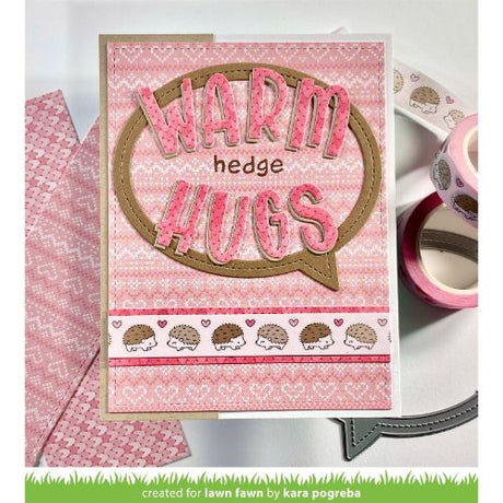 Lawn Fawn - Washi Tape - Hedgehugs