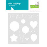 Lawn Fawn - Lawn Clippings - Balloons Stencil