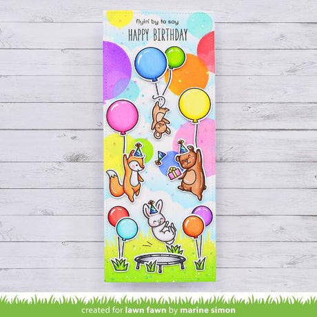Lawn Fawn - Lawn Clippings - Balloons Stencil