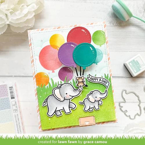 Lawn Fawn - Lawn Clippings - Balloons Stencil