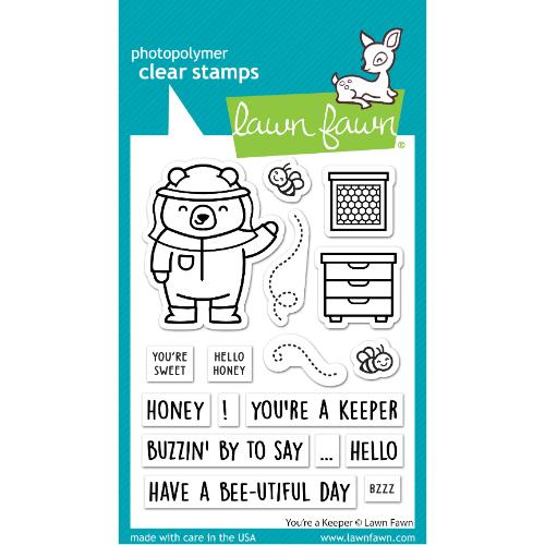 Lawn Fawn - Stamps - You're a Keeper