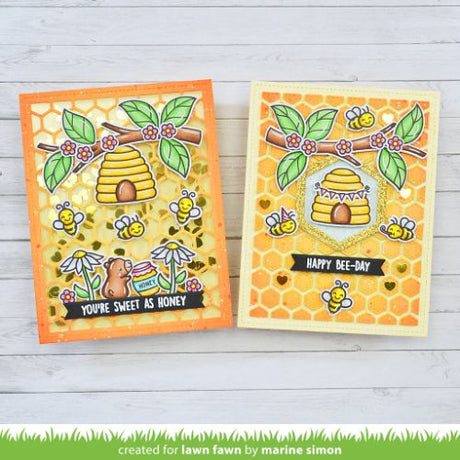 Lawn Fawn - Lawn Cuts - Honeycomb Backdrop Die
