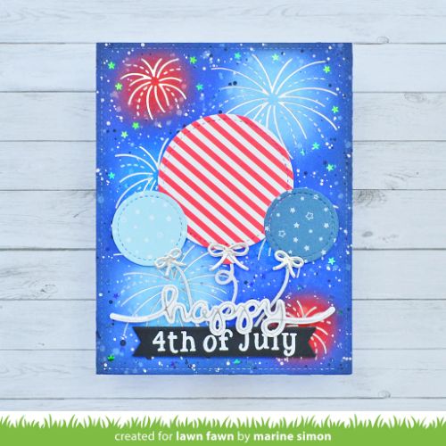 Lawn Fawn - Hot Foil - Fireworks Hot Foil Plates