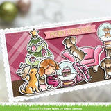 Lawn Fawn - Stamps - Little Snow Globe: Dog