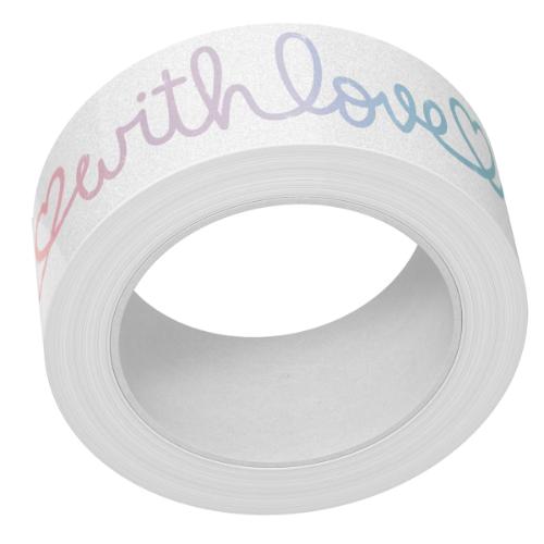 Lawn Fawn - Washi Tape - Scripty Saying Shimmer