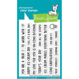 Lawn Fawn - Stamps - Treat Cart Sentiment Add-On