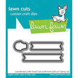 Lawn Fawn - Lawn Cuts - Treat Cart Sentiment Add-On Dies