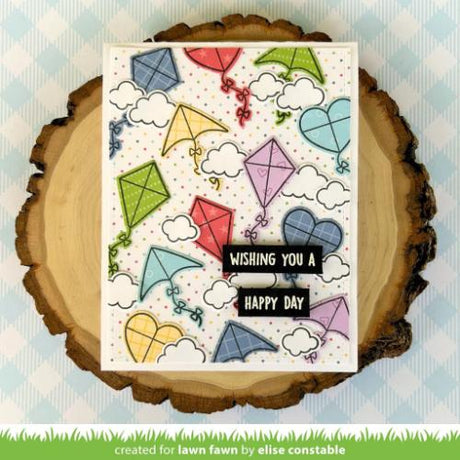 Lawn Fawn - Stamps - Whoosh, Kites!