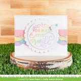 Lawn Fawn - Stamps - Give It a Whirl Messages: Friends
