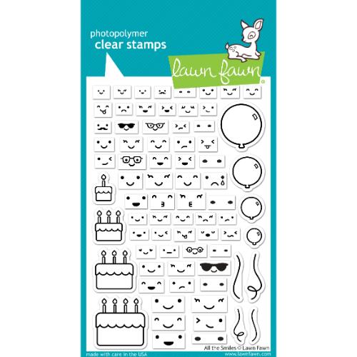 Lawn Fawn - Stamps - All the Smiles