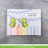 Lawn Fawn - Stamps - Little Dragon Flip-Flop