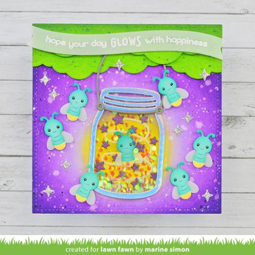 Lawn Fawn - Lawn Cuts - Build-A-Drink Mason Jar Add-On: Lantern Dies