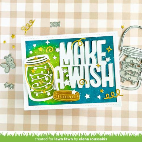 Lawn Fawn - Lawn Cuts - Build-A-Drink Mason Jar Add-On: Lantern Dies