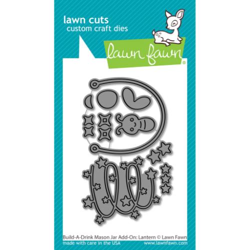 Lawn Fawn - Lawn Cuts - Build-A-Drink Mason Jar Add-On: Lantern Dies