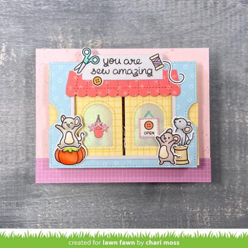 Lawn Fawn - Lawn Cuts - Ta-Da! Diorama! Shop Add-On Dies