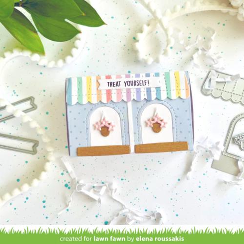 Lawn Fawn - Lawn Cuts - Ta-Da! Diorama! Shop Add-On Dies