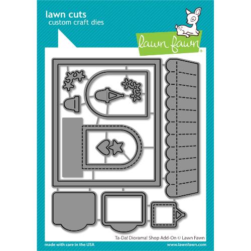 Lawn Fawn - Lawn Cuts - Ta-Da! Diorama! Shop Add-On Dies