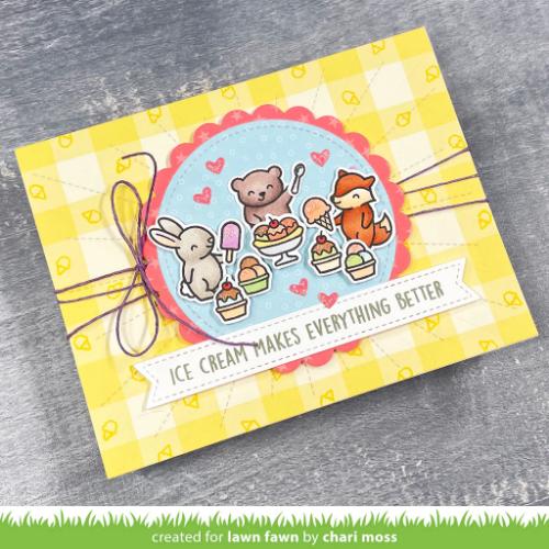 Lawn Fawn - Lawn Cuts - Stitched Sentiment Banners Dies