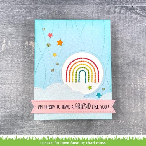 Lawn Fawn - Lawn Cuts - Embroidery Hoop Window and Frame Add-On Dies
