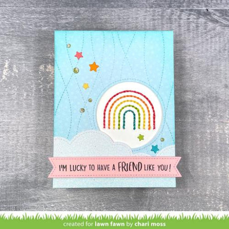Lawn Fawn - Lawn Cuts - Embroidery Hoop Window and Frame Add-On Dies