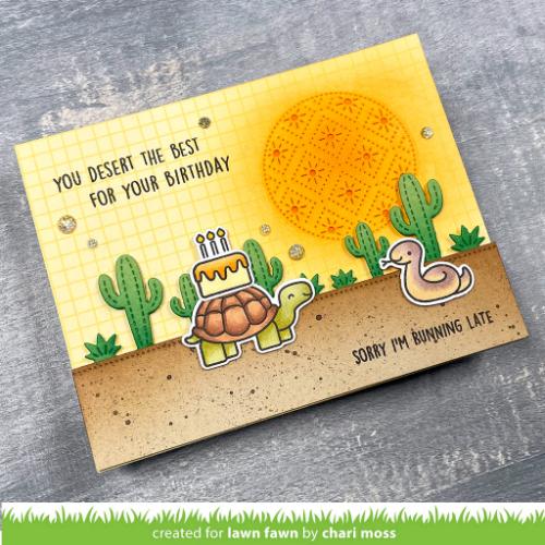 Lawn Fawn - Lawn Cuts - Embroidery Hoop Window and Frame Add-On Dies