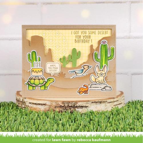 Lawn Fawn - Lawn Cuts - Desert Canyon Backdrop Dies