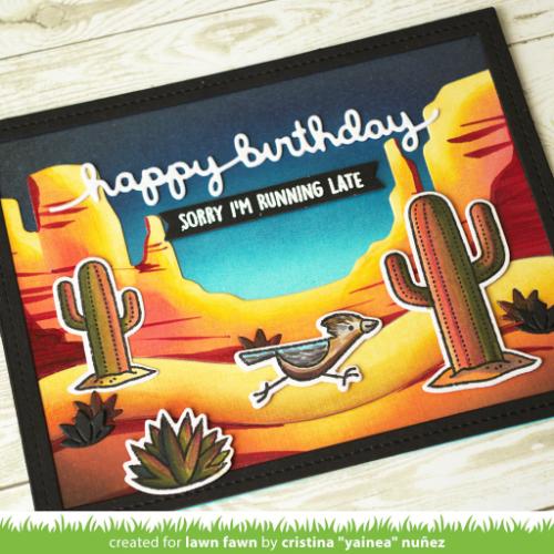 Lawn Fawn - Lawn Cuts - Desert Canyon Backdrop Dies