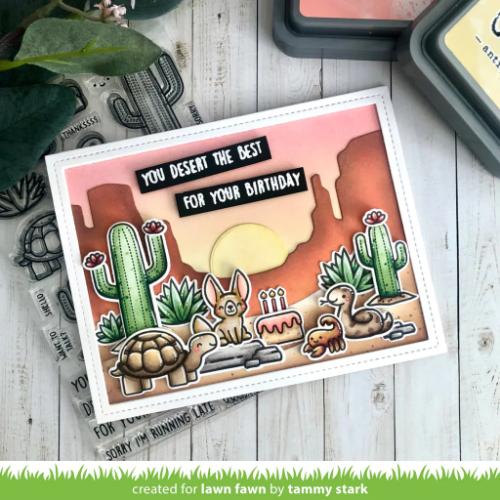Lawn Fawn - Lawn Cuts - Desert Canyon Backdrop Dies