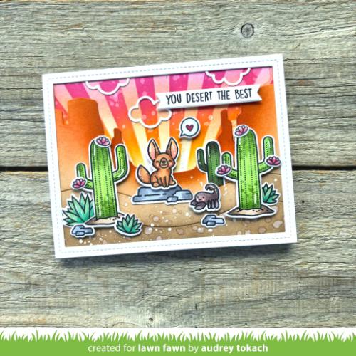 Lawn Fawn - Lawn Cuts - Desert Canyon Backdrop Dies