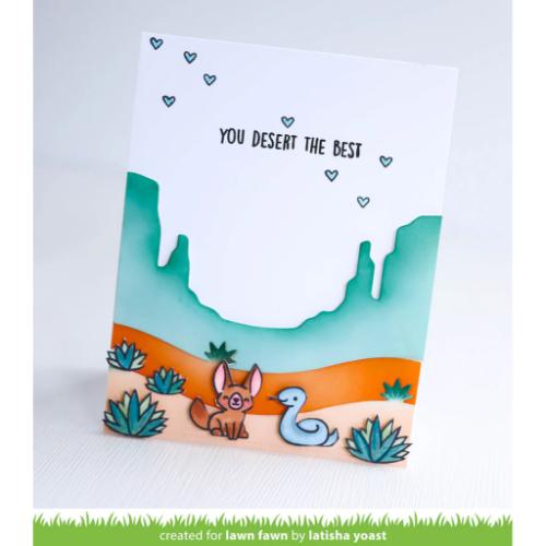 Lawn Fawn - Lawn Cuts - Desert Canyon Backdrop Dies