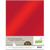 Lawn Fawn - Metallic Cardstock - Red