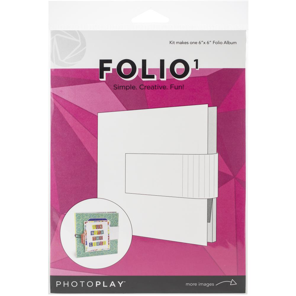 Photo Play Paper - Folio 1 - 6x6 - White