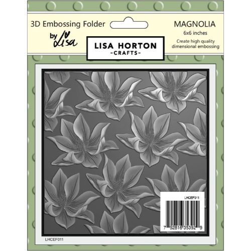 Lisa Horton - Magnolia 6x6 3D Embossing Folder