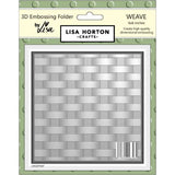 Lisa Horton - Weave 6x6 3D Embossing Folder