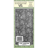 Lisa Horton Ditsy Florals Slimline 3D Embossing Folder