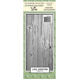 Lisa Horton Slimline 3D Embossing Folder - Natural Woodgrain