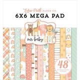 Echo Park Double-Sided Mega Paper Pad 6"X6" 48/Pkg - Our Baby Girl