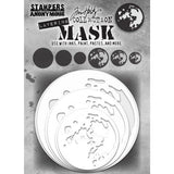 Tim Holtz Layering Mask Set 6/Pkg Moon