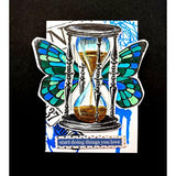 Deep Red - Butterfly Rubber Stamp Set