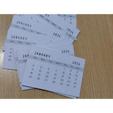 House of Paper - Calendar Tabs 2026