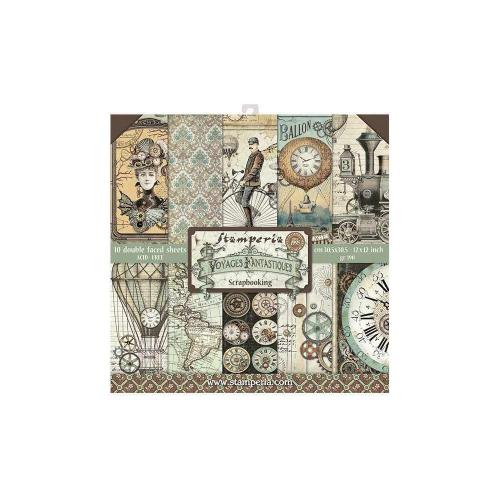 Stamperia - Scrapbooking Pad 12" x 12" - Voyages Fantastiques (SBBL53) - Postage as per Actual