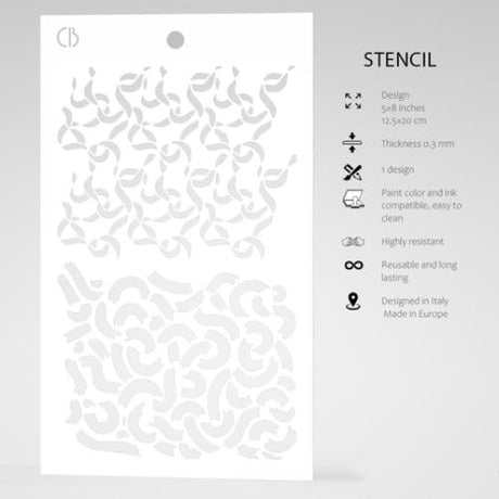 Ciao Bella - Stencil - MS027 Ribbons