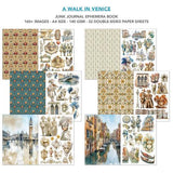 Ciao Bella A Walk in Venice A4 Junk Journal Ephemera Book (32pcs) (CBB023)