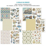 Ciao Bella A Walk in Venice A4 Junk Journal Ephemera Book (32pcs) (CBB023)