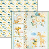 Ciao Bella Lunibloom 12x12 Inch Paper Pad (12pcs) (CBPM093) - Postage as per Actual