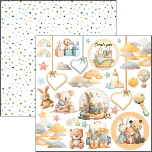 Ciao Bella Lunibloom 12x12 Inch Paper Pad (12pcs) (CBPM093) - Postage as per Actual