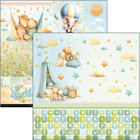 Ciao Bella Lunibloom 12x12 Inch Patterns Pad (8pcs) (CBT093) - Postage as per Actual