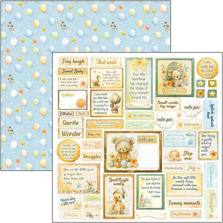 Ciao Bella Lunibloom 12x12 Inch Patterns Pad (8pcs) (CBT093) - Postage as per Actual