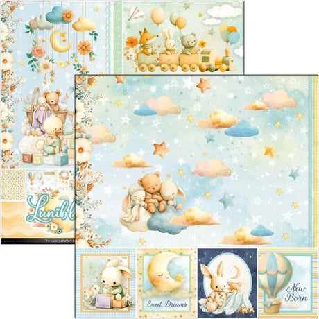 Ciao Bella Lunibloom 8x8 Inch Paper Pad (12pcs) (CBH093)